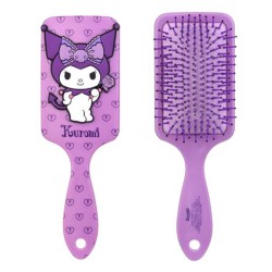 Spazzola Piatta Kuromi 22 cm con Personaggio 3D – Capelli Perfetti con Stile Kawaii!