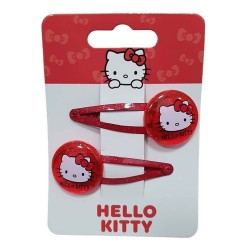 Blister 2 Molettine Clic Clac 3D Hello Kitty – Accessorio Capelli Bambina Originale e Divertente