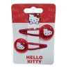 Blister 2 Molettine Clic Clac 3D Hello Kitty – Accessorio Capelli Bambina Originale e Divertente