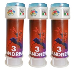 Bolle di Sapone Supereroiche Spiderman – Magia e Divertimento Portatile per Compleanni e Bomboniere Uniche