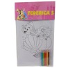 Kit Colorare Principesse Disney Personalizzato – Album e Matite
