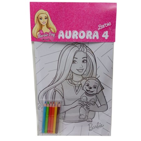 Set da Colorare Barbie Personalizzato