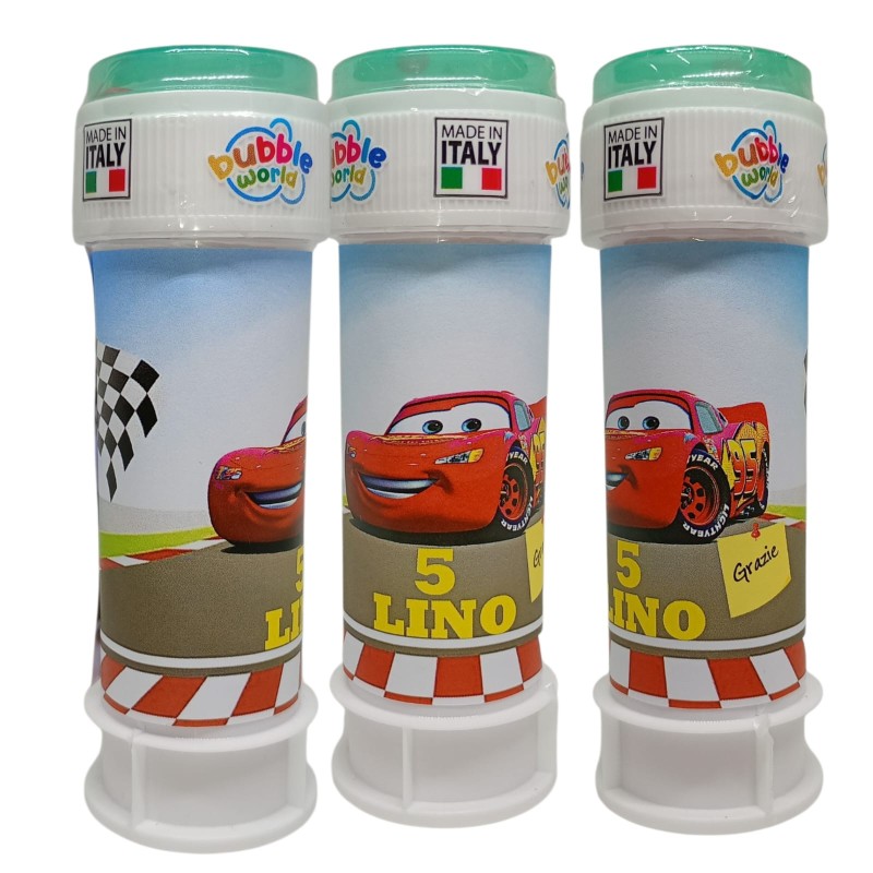 Bolle Magiche di Cars Disney Personalizzate – Nome ed Età del Festeggiato | Regalini Fine Festa Indimenticabili