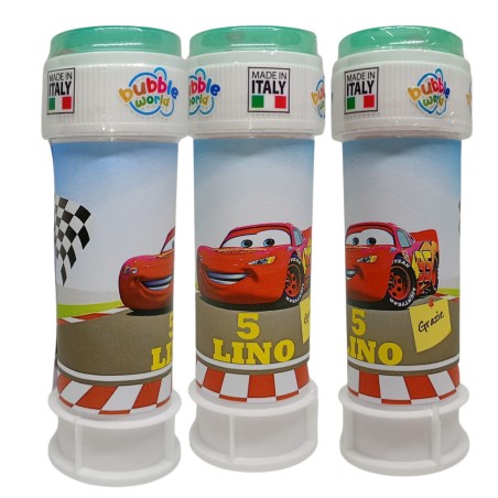 Bolle Magiche di Cars Disney Personalizzate – Nome ed Età del Festeggiato | Regalini Fine Festa Indimenticabili