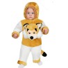 Costume Neonato Piccola Volpe 7–9 Mesi – Tuta Morbidissima con Cappuccio in Pellicciotto Ecologico Made in Italy
