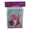 Set Regalo Festa Disney Violetta™ – Braccialetti Componibili con 18 Charm + Cerchietto Gadget Fine Festa Compleanno Bambine