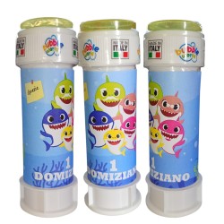Bolle di Sapone Baby Shark Personalizzate – Regalini Fine Festa con Nome e Età