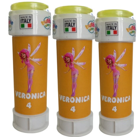 Bolle di Sapone Personalizzate con Nome ed Età – Mia & Me | Regalini Unici per Fine Festa di Compleanno