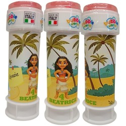 Bolle di Sapone Oceania Personalizzate – Regalini Fine Festa con Nome e Età