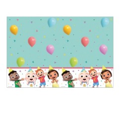 Tovaglia Cocomelon 120x180 cm – Festa Bambini Colorata e Allegra per Compleanni Indimenticabili