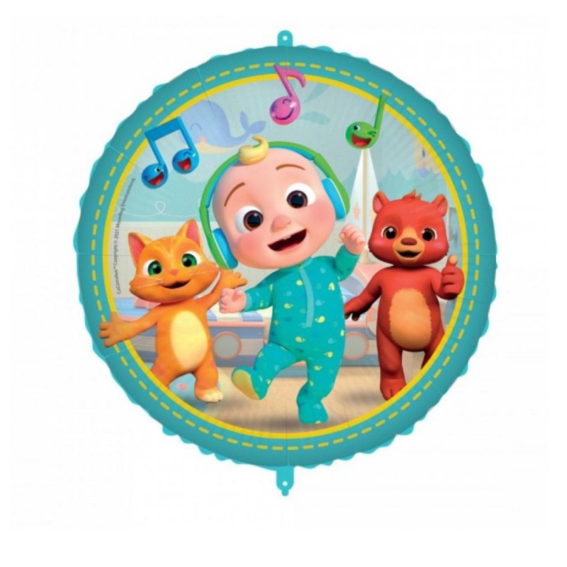 Palloncino Foil 18” Cocomelon – Decorazione Originale per Festa di Compleanno Bambini