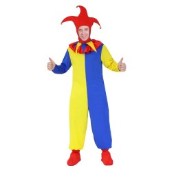 Costume da Jolly Originale Uomo – Set Completo con Cappello, Tuta e Copriscarpe | Taglia M