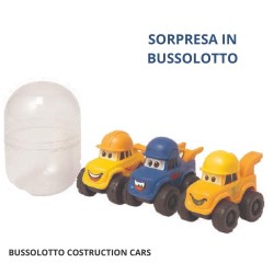 Set 24 Bussolotti Cras Construction per Bambini – Regalini Fine Festa Compleanno, Gadget Cantiere, Bomboniere Pronte