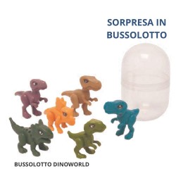Set 24 Bussolotti Dinosauri Dinoworld – Regalini Fine Festa Compleanno Bambini, Gadget Tema Dinosauri per Party e Scuola