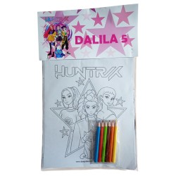Album da Colorare K-Pop Demon Personalizzato con Nome ed Età | Regalino Compleanno Bambini