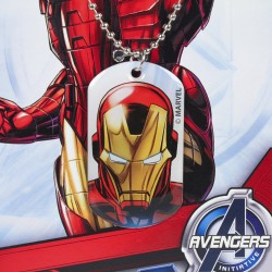 Regalini Fine Festa Compleanno Iron Man Personalizzati – Collana con Pendolo + Bracciale per Bambini