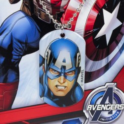 Regalini Fine Festa Compleanno Capitan America Personalizzati – Collana con Pendolo + Bracciale per Bambini
