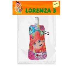 Regalini Fine Festa Winx Personalizzati con Nome ed Età – Kit Creativo Compleanno Bambina con Borraccia Pieghevole