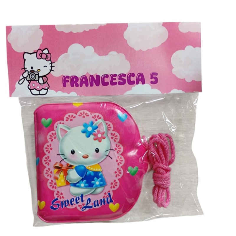 Regalini Fine Festa Compleanno Hello Kitty Personalizzati con Nome ed Età – Kit Ricordo Elegante per Bambina