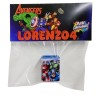 Regalini Fine Festa Avengers Marvel Personalizzati con Nome ed Età – Temperamatite in Latta Doppio Foro + Kit Compleanno