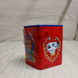 Temperamatite Paw Patrol con Serbatoio in Latta – 2 Fori in Plastica, 7 cm – Accessorio Scuola Bambini Cartoon