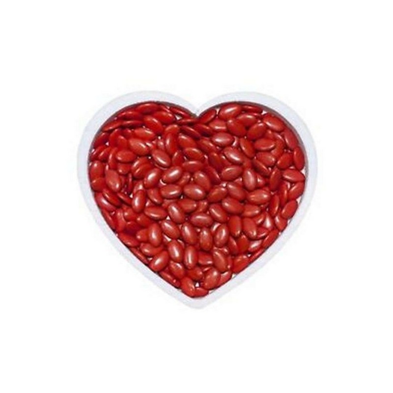 PORTACONFETTI IN POLISTIROLO A FORMA DI CUORE SPESSORE 30CM CONTENITORE-VASSOIO