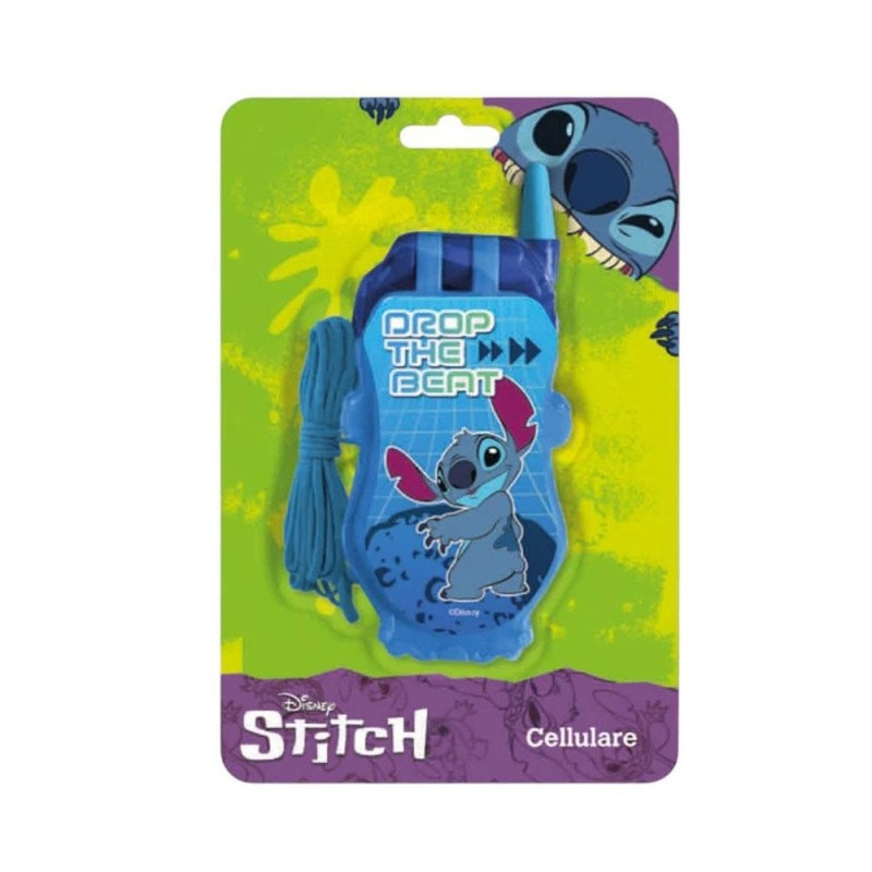 Cellulare Giocattolo Stitch – Telefono per Bambini con Cordino | Gadget Festa, Idea Regalo e Gioco Immaginativo