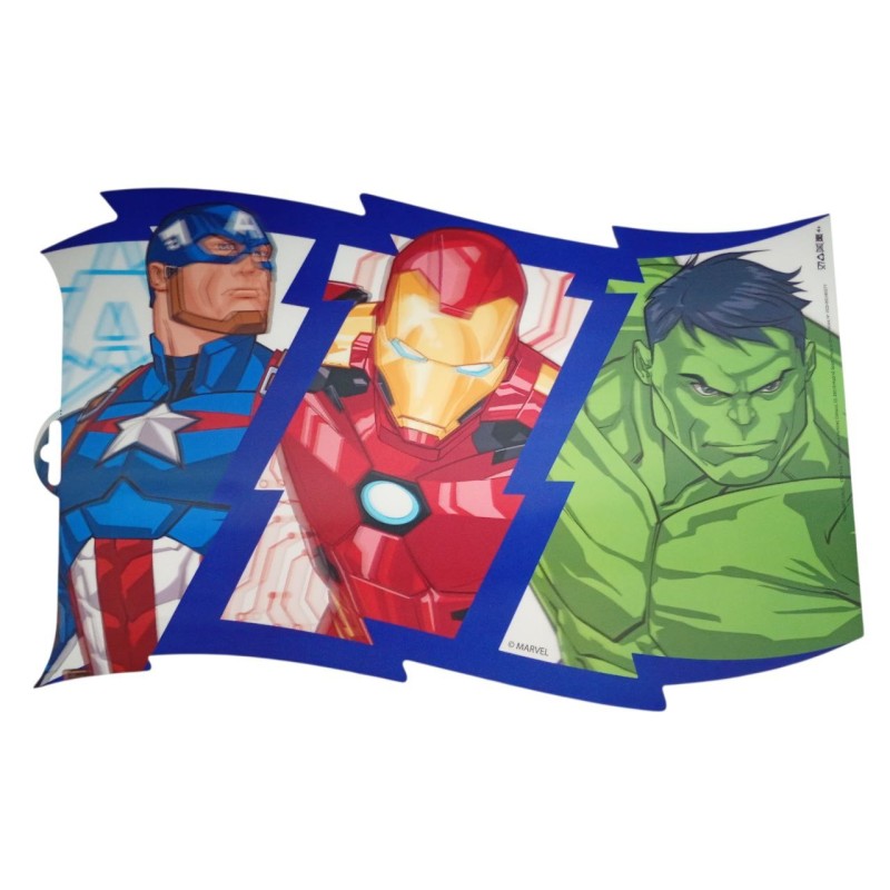 Tovaglietta Avengers 3D Lenticolare – Effetto Tridimensionale | 43×28 cm | Marvel Originale