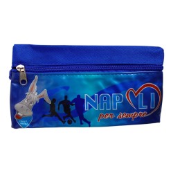 Astuccio Portapenne Napoli – Bustina 24×13×6 cm | Forza Napoli, Idea Scuola e Regalo per Tifosi