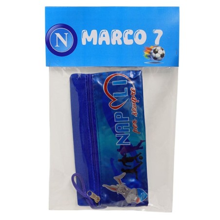 Regalini Fine Festa Napoli – Astuccio Portapenne “Napoli per Sempre” Personalizzato con Nome ed Età | Gadget Compleanno Bambini
