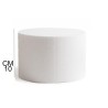 Base per Torte in Polistirolo Professionale – Formato Tondo, Varie Misure (H 10 cm) | Supporto Rigido per Cake Design e Dummy
