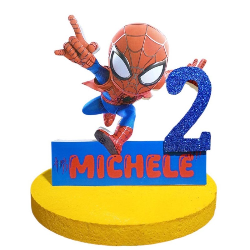 Centro Tavola 3D Spidey e i Suoi Fantastici Amici - Personalizzato