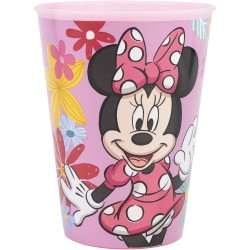 Bicchiere in Plastica Minnie Disney 260 ml per Bambine, Perfetto per Scuola e Tempo Libero