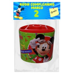Regalini Compleanno Topolino: Portapenne in Latta Personalizzato con Scomparti