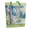 Busta Shopper "Sentiero nel Bosco": Stile Outdoor Artistico – 20x15x8 cm