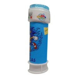 Regalini Fine Festa Sonic – Bolle di Sapone Personalizzate con Nome ed Età | Gadget Compleanno Bambini