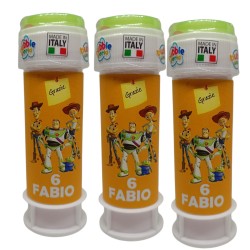 Bolle di Sapone Toy Story Personalizzate – Nome ed Età
