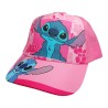 Cappellino con Visiera Stitch Disney per Bambina – Rosa Tropicale