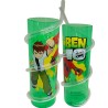 Bicchiere con Cannuccia a Spirale Ben 10 – Capacità 400 ml – Design Vortice