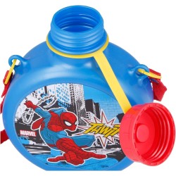 Borraccia Spiderman con Cordino e Tappo di Sicurezza – 670 ml