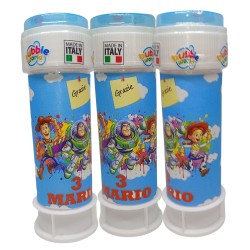 Bolle di Sapone Toy Story Personalizzate – Kit Regalino Fine Festa con Nome ed Età