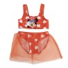 Bikini Minnie Disney con Gonnellina in Tulle – Rosso e Cuori – 5 Anni