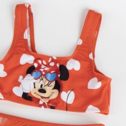 Bikini Minnie Disney con Gonnellina in Tulle – Rosso e Cuori – 5 Anni