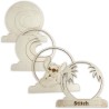 Kit Creativo Stitch Disney: Statuine in Legno Naturale da Dipingere e Personalizzare