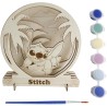 Kit Creativo Stitch Disney: Statuine in Legno Naturale da Dipingere e Personalizzare