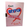 Diario Segreto Stitch & Angel – Con Lucchetto e Chiavi – 22x15 cm