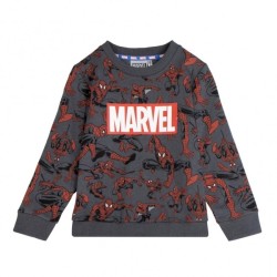 Felpa Bambino Spiderman Marvel – Grigio Antracite – Taglia 5 Anni (110 cm)