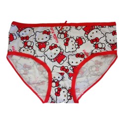 Set 5 Slip Hello Kitty Bambina 6-8 Anni 116-128 cm Cotone con Pochette Omaggio