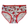 Set 5 Slip Hello Kitty Bambina 6-8 Anni 116-128 cm Cotone con Pochette Omaggio