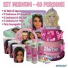 Kit Festa Barbie FULL – Torta 70cm, Coordinato e Bolle